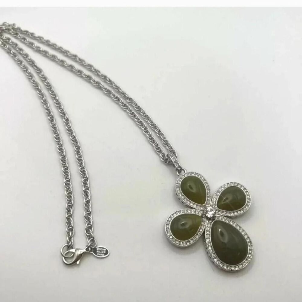 Swarovski Women's Silver and Green Jewellery